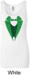 St Patricks Day Ladies Tanktop Irish Tuxedo Longer Length Tank Top