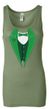 St Patricks Day Ladies Tanktop Irish Tuxedo Longer Length Tank Top