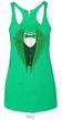 St Patricks Day Ladies Tanktop Irish Tuxedo Tri Blend Racerback Tank