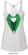 St Patricks Day Ladies Tanktop Irish Tuxedo Tri Blend Racerback Tank