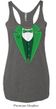 St Patricks Day Ladies Tanktop Irish Tuxedo Tri Blend Racerback Tank