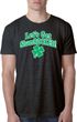 St Patricks Day Lets Get Shamrocked Burnout T-shirt