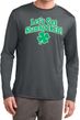 St Patricks Day Lets Get Shamrocked Dry Wicking Long Sleeve