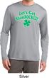 St Patricks Day Lets Get Shamrocked Dry Wicking Long Sleeve