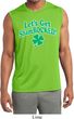 St Patricks Day Lets Get Shamrocked Dry Wicking Muscle Shirt