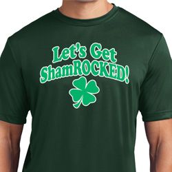 St Patricks Day Lets Get Shamrocked Dry Wicking T-shirt St Patricks Day Lets Get Shamrocked Dry Wicking T-shirt