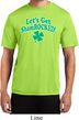 St Patricks Day Lets Get Shamrocked Dry Wicking T-shirt