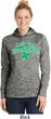 St Patricks Day Lets Get Shamrocked Ladies Dry Wicking Hoodie