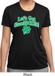 St Patricks Day Lets Get Shamrocked Ladies Dry Wicking T-shirt