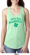St Patricks Day Lets Get Shamrocked Ladies Ideal Tank Top