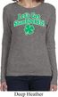 St Patricks Day Lets Get Shamrocked Ladies Long Sleeve