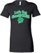 St Patricks Day Lets Get Shamrocked Ladies Longer Length Shirt
