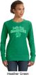 St Patricks Day Lets Get Shamrocked Ladies Sweatshirt