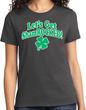 St Patricks Day Lets Get Shamrocked Ladies T-shirt