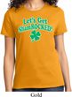 St Patricks Day Lets Get Shamrocked Ladies T-shirt