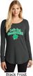 St Patricks Day Lets Get Shamrocked Ladies Tri Long Sleeve