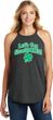 St Patricks Day Lets Get Shamrocked Ladies Tri Rocker Tank Top