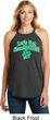 St Patricks Day Lets Get Shamrocked Ladies Tri Rocker Tank Top
