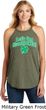 St Patricks Day Lets Get Shamrocked Ladies Tri Rocker Tank Top