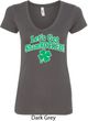 St Patricks Day Lets Get Shamrocked Ladies V-Neck