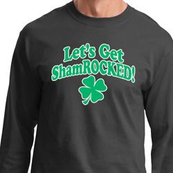 St Patricks Day Lets Get Shamrocked Long Sleeve St Patricks Day Lets Get Shamrocked Long Sleeve