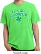 St Patricks Day Lets Get Shamrocked Pigment Dyed T-shirt