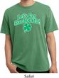 St Patricks Day Lets Get Shamrocked Pigment Dyed T-shirt
