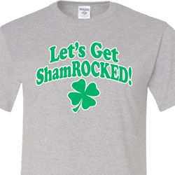 St Patricks Day Lets Get Shamrocked Tall T-shirt St Patricks Day Lets Get Shamrocked Tall T-shirt