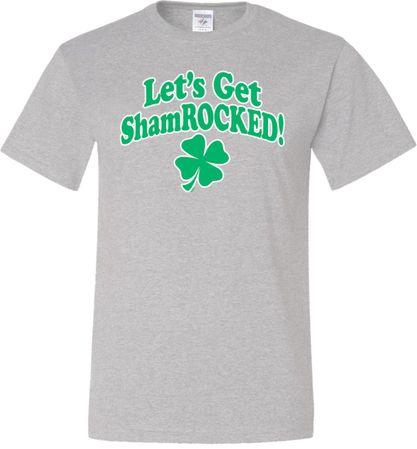 St Patricks Day Lets Get Shamrocked Tall T-shirt
