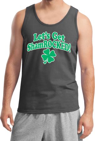 St Patricks Day Lets Get Shamrocked Tank Top