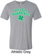 St Patricks Day Lets Get Shamrocked Tri Blend Tee