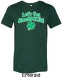 St Patricks Day Lets Get Shamrocked Tri Blend Tee
