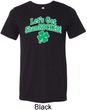 St Patricks Day Lets Get Shamrocked Tri Blend Tee