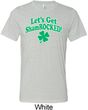 St Patricks Day Lets Get Shamrocked Tri Blend Tee