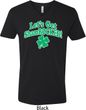 St Patricks Day Lets Get Shamrocked V-neck