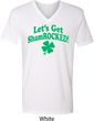 St Patricks Day Lets Get Shamrocked V-neck