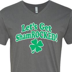 St Patricks Day Lets Get Shamrocked V-neck St Patricks Day Lets Get Shamrocked V-neck