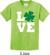 St Patricks Day Love Shamrock Kids T-shirt