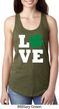 St Patricks Day Love Shamrock Ladies Ideal Tank Top