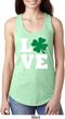 St Patricks Day Love Shamrock Ladies Ideal Tank Top