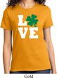St Patricks Day Love Shamrock Ladies T-shirt