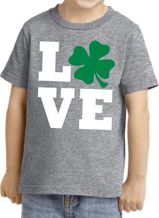 St Patricks Day Love Shamrock Toddler T-shirt