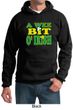 St Patricks Day Mens Hoodie A Wee Bit Irish Shamrock Hoody
