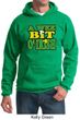 St Patricks Day Mens Hoodie A Wee Bit Irish Shamrock Hoody