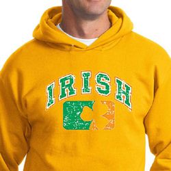 St Patricks Day Mens Hoodie Distressed Irish Shamrock Hoody St Patricks Day Mens Hoodie Distressed Irish Shamrock Hoody