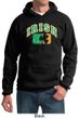 St Patricks Day Mens Hoodie Distressed Irish Shamrock Hoody