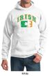 St Patricks Day Mens Hoodie Distressed Irish Shamrock Hoody