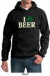 St Patricks Day Mens Hoodie I Love Beer Hoody