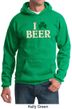 St Patricks Day Mens Hoodie I Love Beer Hoody