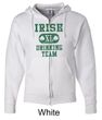 St Patricks Day Mens Hoodie Irish Drinking Team Full Zip Hoody